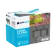 Декоративный садовый заборчик для клумбы Cellfast 4 ECO 34-054 Графит